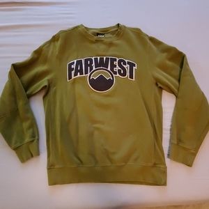 Men's M olive green sweatshirt